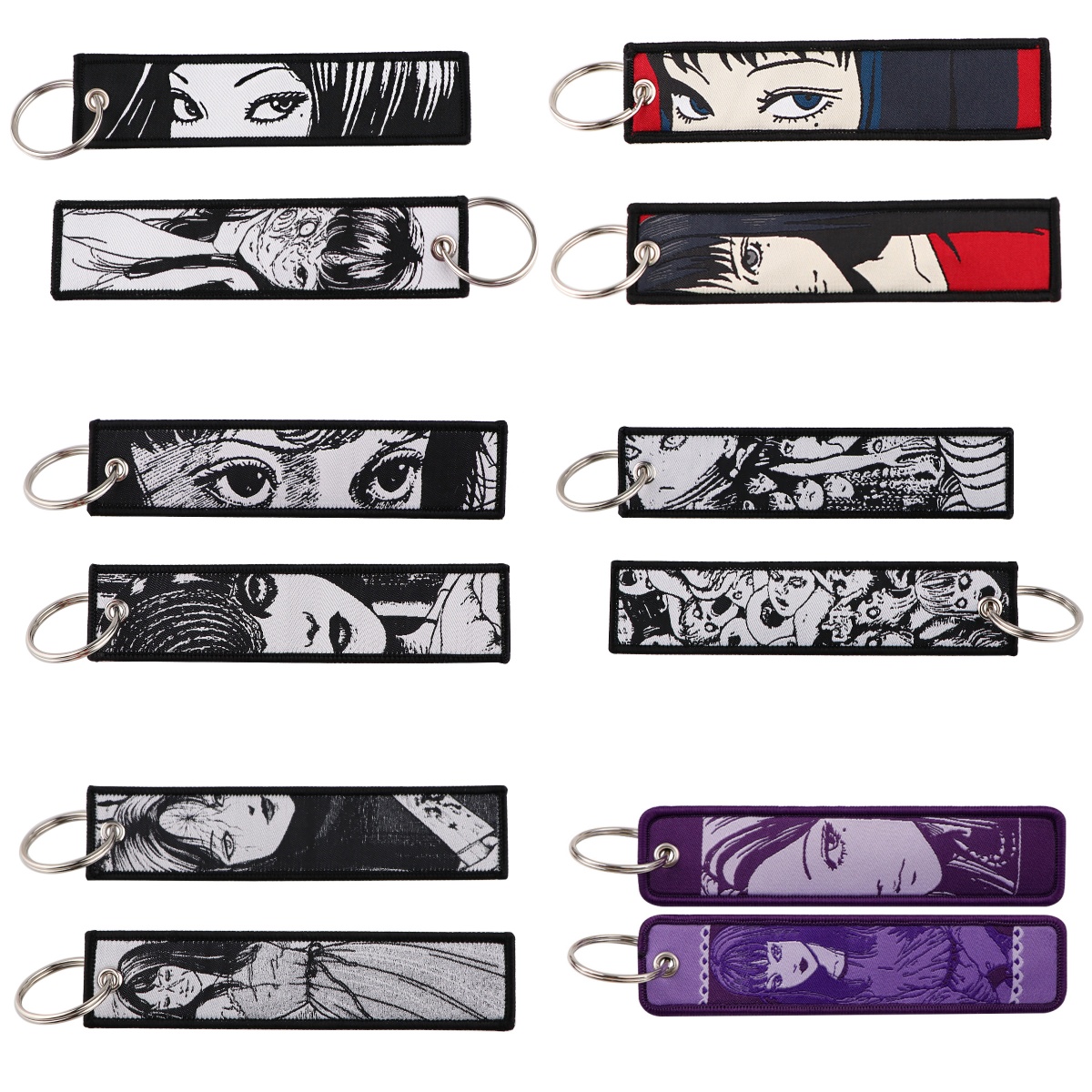 Embroidery Bag - 1pcs Retro Horror Lady Cartoon Embroidery
