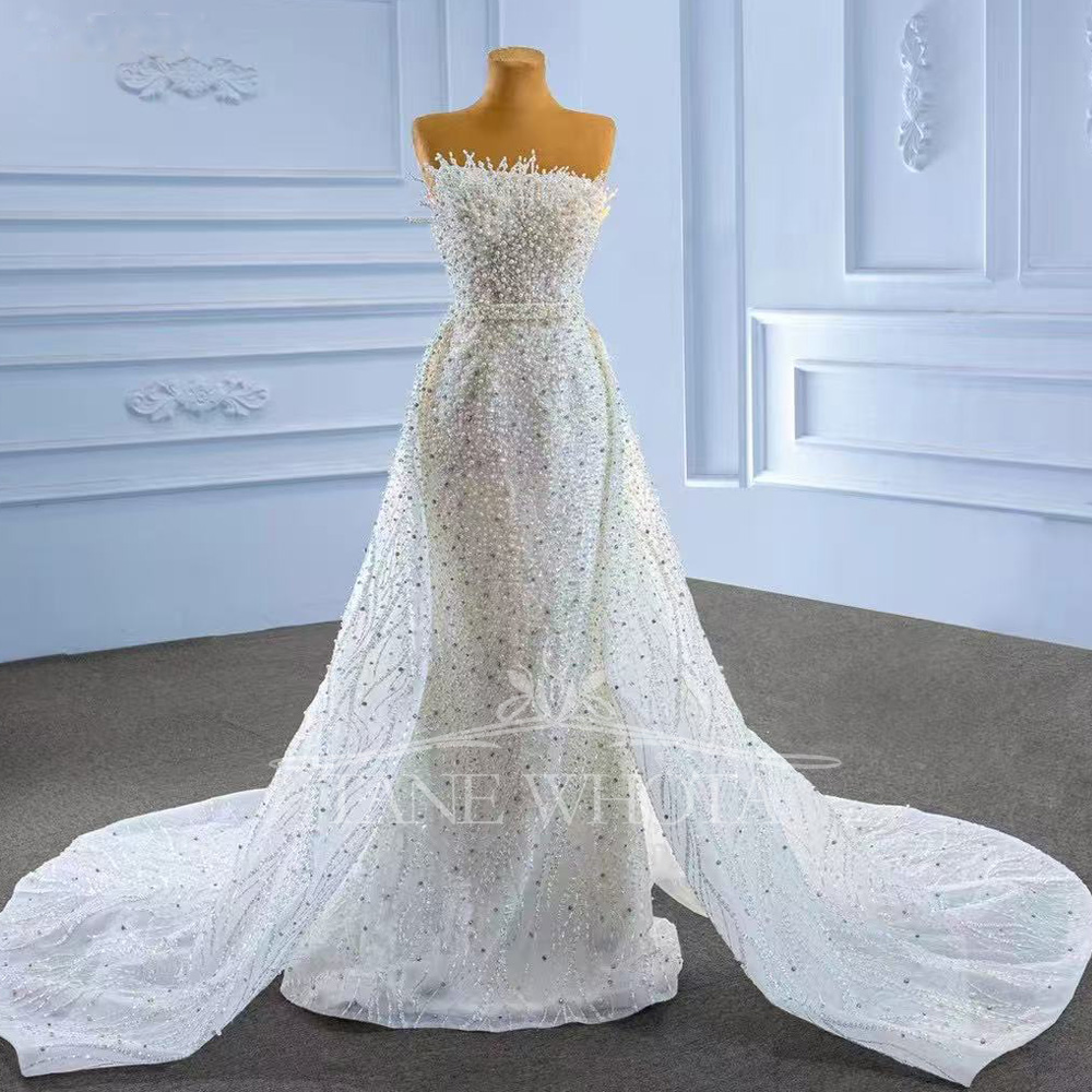 Embroidery Organza - 2026 Wedding Dress 2 In 1