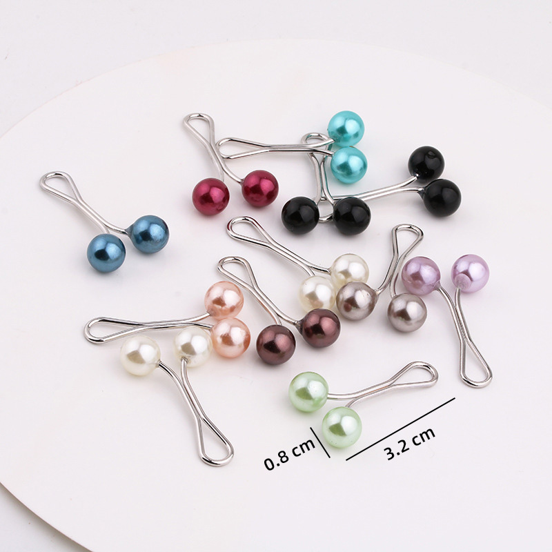 6/12/24PCS Pearls Pins Women S - Embroidery Hijab 评论和价格