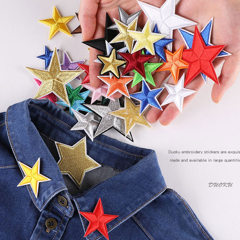 2-10Pcs Flower Iron on Patches - Embroidery Letter M 评论和价格