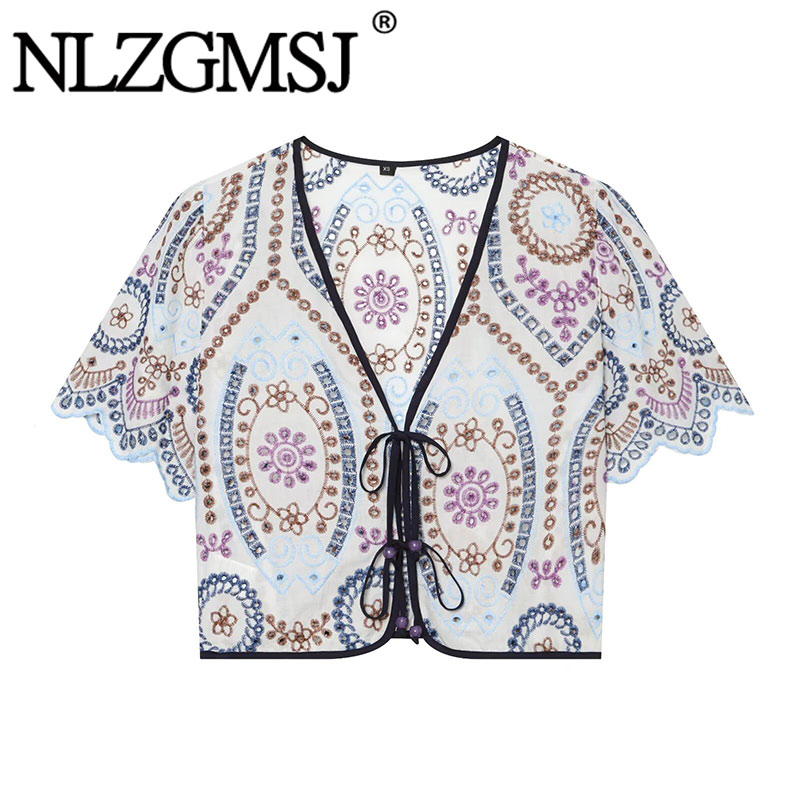 Nlzgmsj 2026 Summer Women Embr - Embroidery Men Shirt 评论和价格