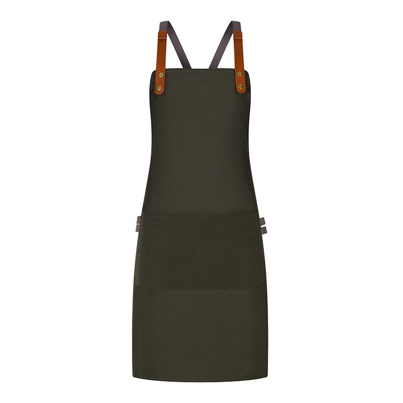 Polyester Cotton Thick Canvas  - Embroidery Apron 评论和价格