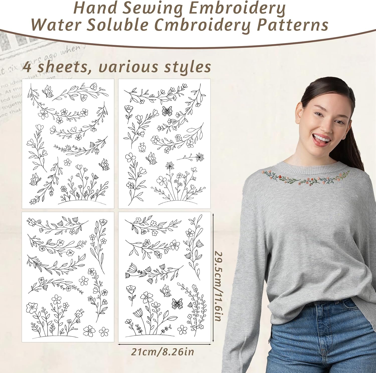 Stick & Stitch Water Soluble E - Embroidery Daisy 评论和价格