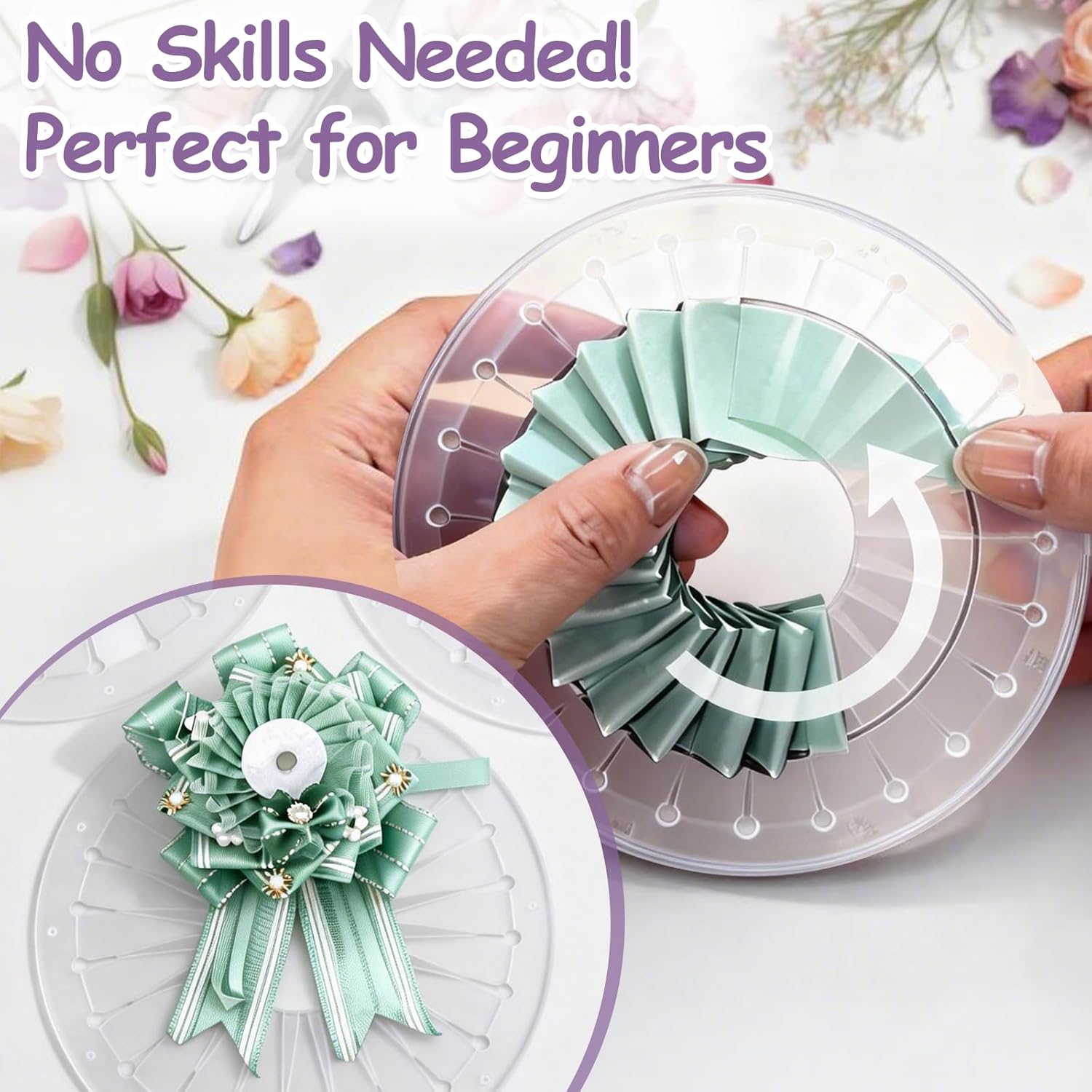 9cm 12cm 15cm Rosette Maker DI - Embroidery Daisy 评论和价格
