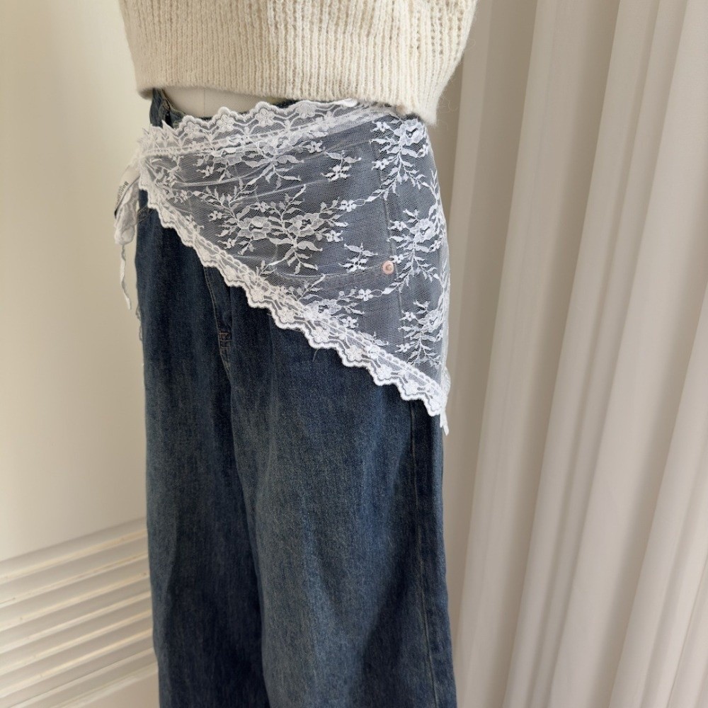 Soft Y2K Triangle Apron Embroi - Embroidery Apron 评论和价格