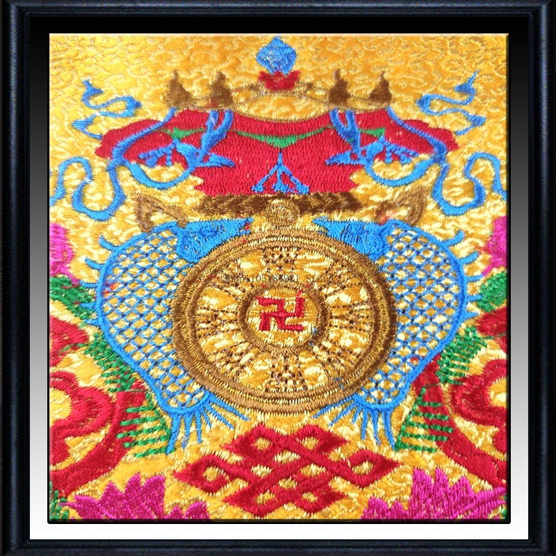 42CM Double Embroidery Satin F - Embroidery Bag 评论和价格