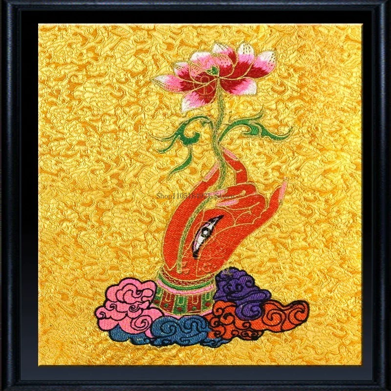 42CM Double Embroidery Satin F - Embroidery Bag 评论和价格