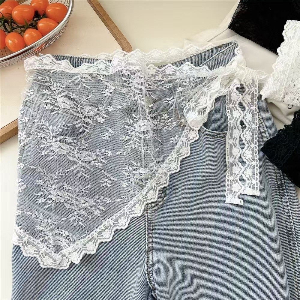 Harajuku Y2K Triangle Apron Fl - Embroidery Apron 评论和价格
