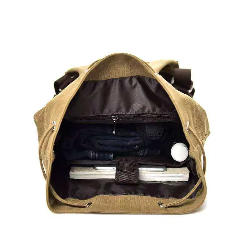 2026 Canvas backpack with dual - Embroidery Bag 评论和价格