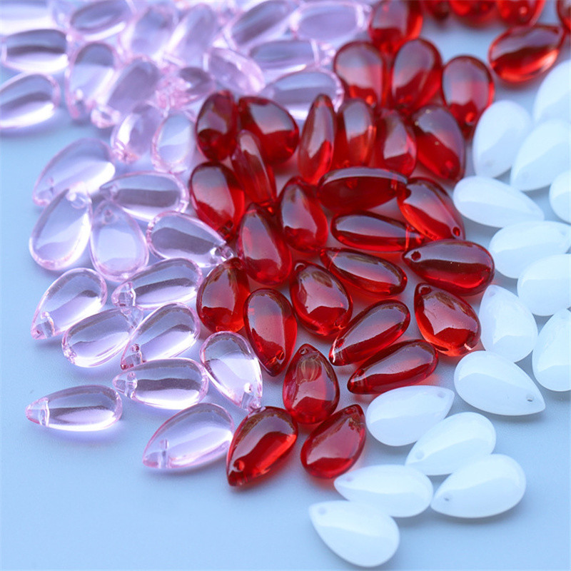Mix Colors Water Drop Czech La - Embroidery Glass Beads 评论和价格
