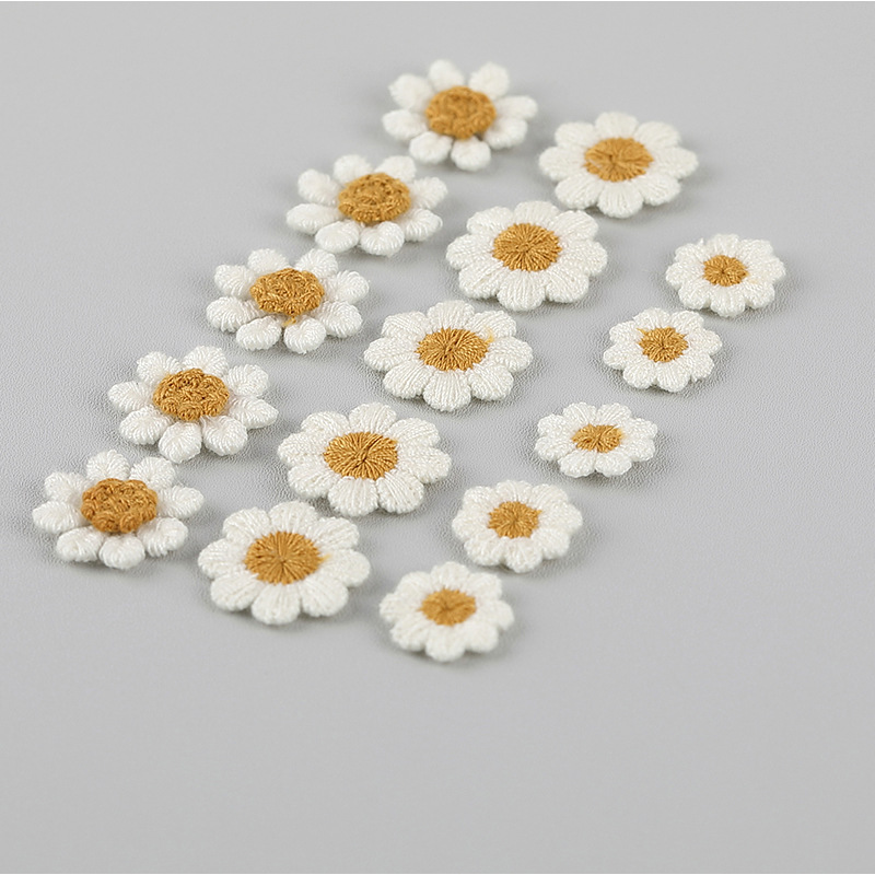 10Pcs Flower Embroidery Patche - Embroidery Letter M 评论和价格