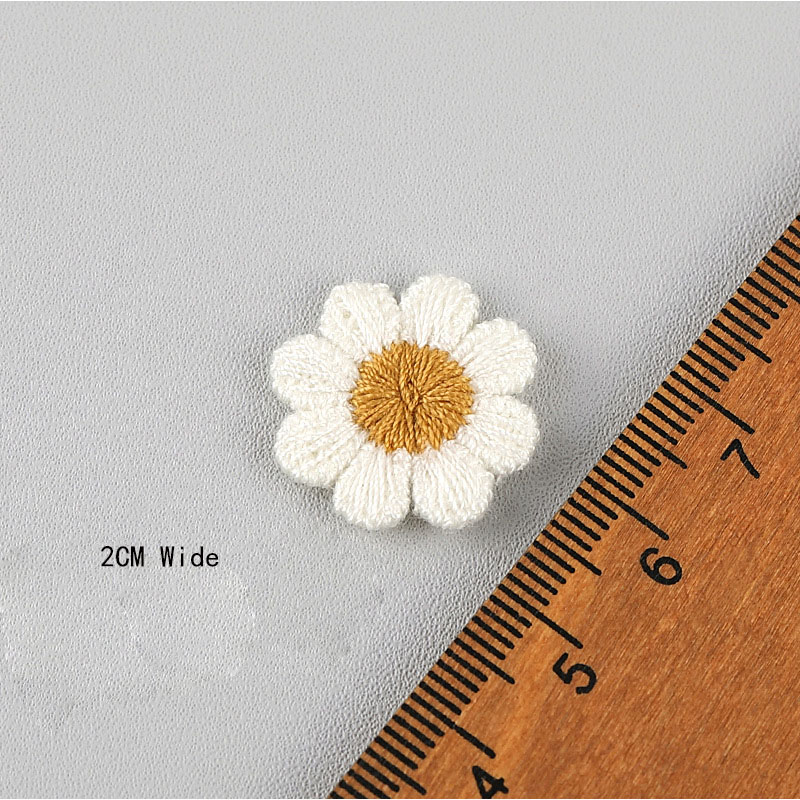 10Pcs Flower Embroidery Patche - Embroidery Letter M 评论和价格