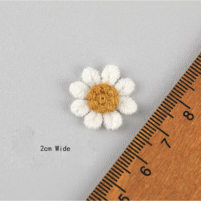 10Pcs Flower Embroidery Patche - Embroidery Letter M 评论和价格