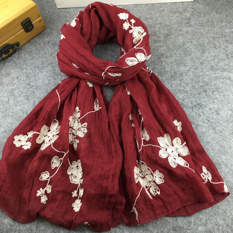 Many Colours Ethnic Embroidery - Embroidery Hijab 评论和价格