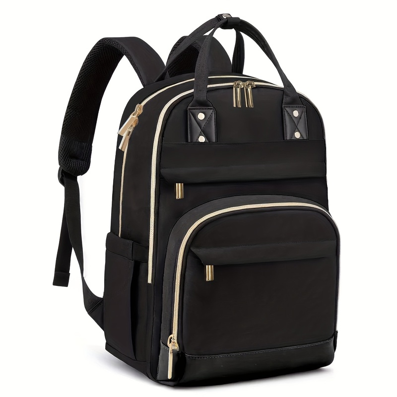 Women Two Tone Laptop Backpack - Embroidery Bag 评论和价格