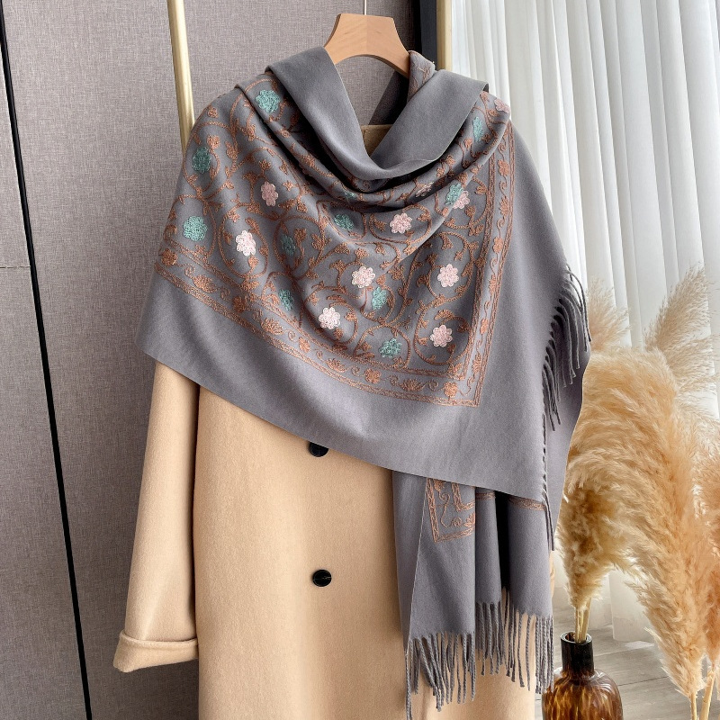 2025 New Embroidery Cashmere S - Embroidery Hijab 评论和价格