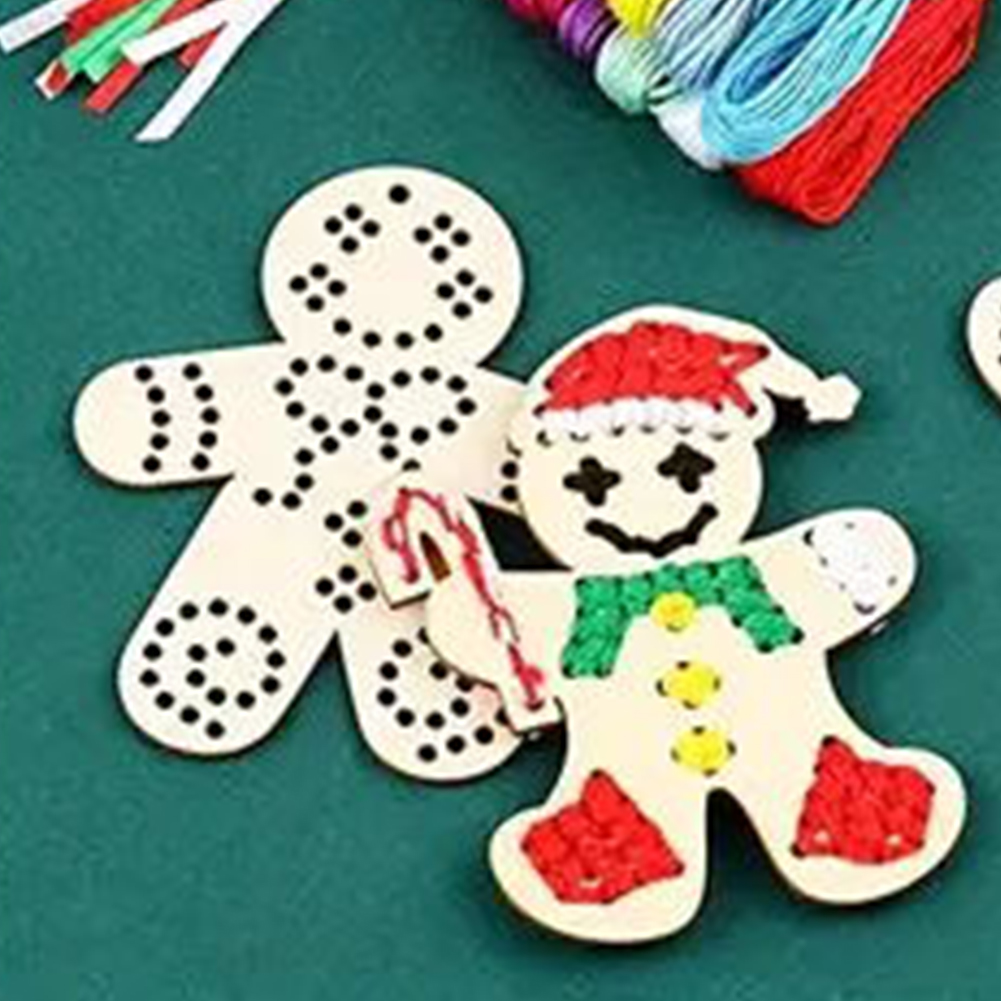 Cross Stitch Hanging Pendant G - Embroidery Xmas Ornaments 评论和价格