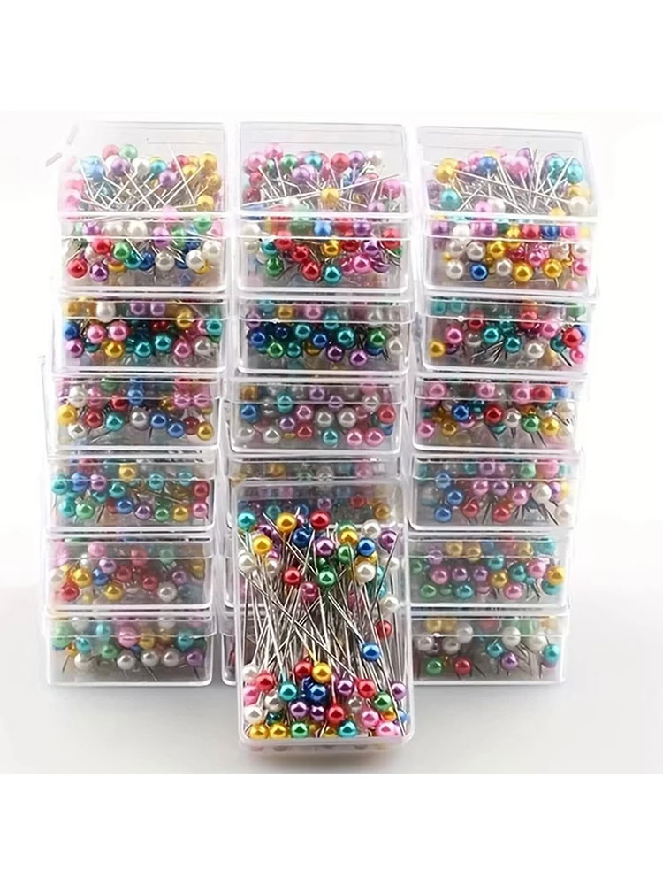 New 100pcs Fashion Sewing Need - Embroidery Glass Beads 评论和价格