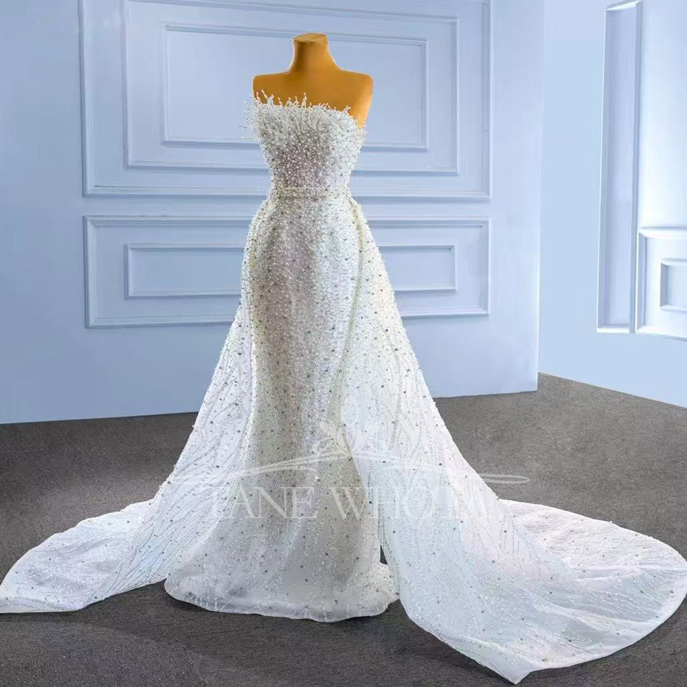 2026 Wedding Dress 2 In 1 Stra - Embroidery Organza 评论和价格