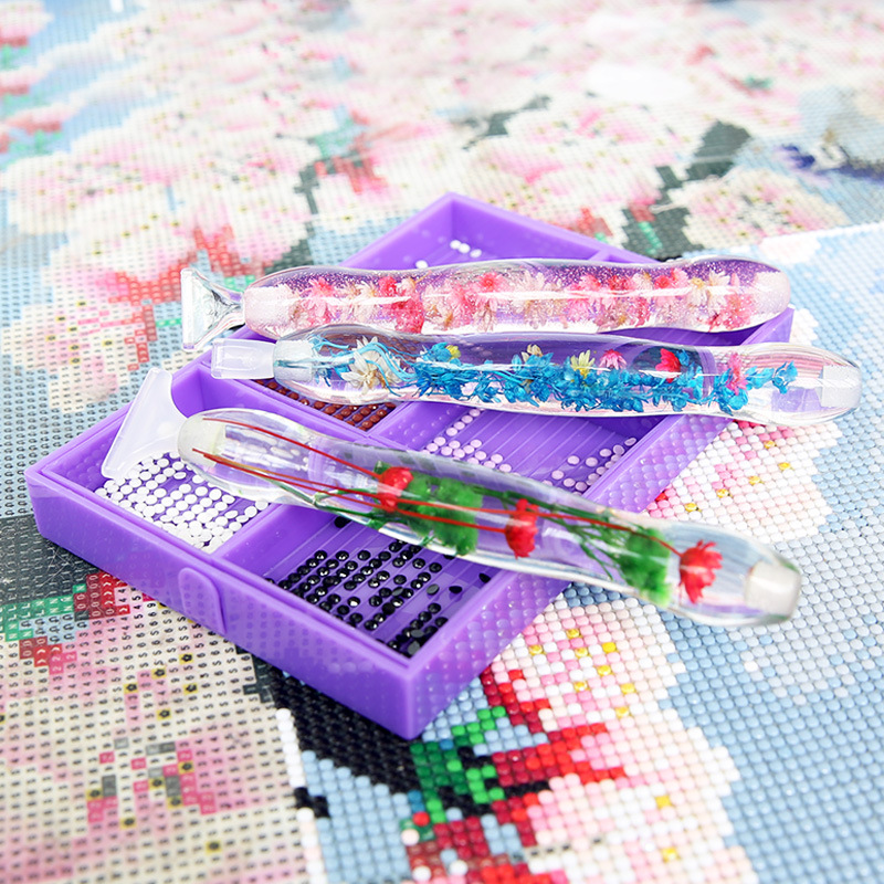 Crystal Flower Resin Point Dri - Embroidery Daisy 评论和价格