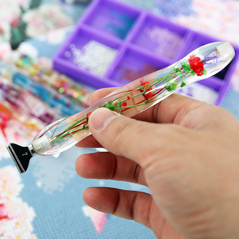 Crystal Flower Resin Point Dri - Embroidery Daisy 评论和价格