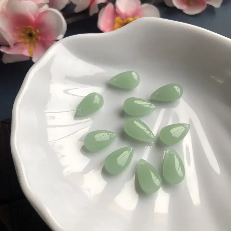 20pc 8x14mm Mix Color Water Dr - Embroidery Glass Beads 评论和价格