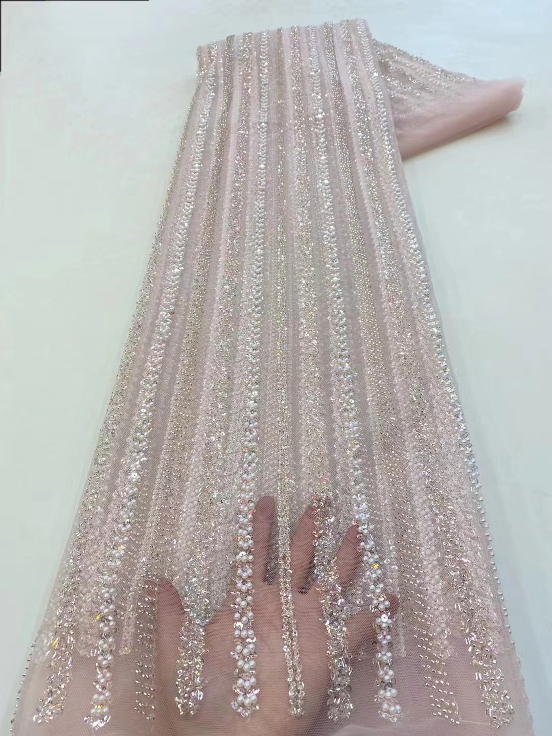 High Quality African Nigerian  - Embroidery Organza 评论和价格